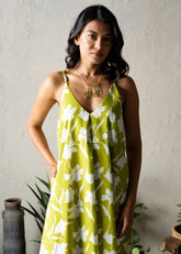 Lime Glow Dress